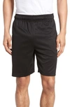 Majestic Work Out Lounge Shorts In Black