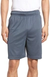 Majestic Work Out Lounge Shorts In Charcoal
