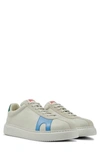 Camper Twins Mismatched Sneakers In White Natural/ Blue