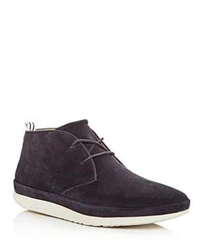 Ugg Men's Cali Suede Chukka Boots In Navy Leather
