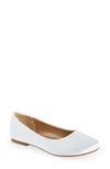 Dream Pairs Kids' Ballerina Flat In White/ Satin