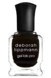 Deborah Lippmann Gel Lab Pro Nail Color In Fade To Black/ Crème