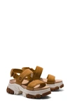 Timberland Adley Way Platform Sandal In Wheat Nubuck