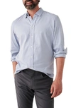 Faherty The Movement Check Button-up Shirt In Light Blue Gingham