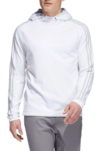 Adidas Golf Cold.rdy Fleece Hoodie In White