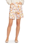 Nydj Linen Blend Bermuda Shorts In Sunset Grove