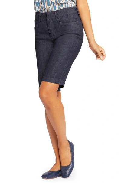 Nydj Kerri Bermuda Denim Shorts In Lightweight Rinse