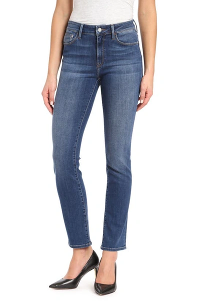 Mavi Jeans Kendra Straight Leg Jeans In Mid Brushed Recycled Blue