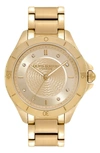 Olivia Burton Women's Sports Luxe Guilloche Gold-tone Steel Watch 36mm