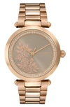 Olivia Burton Women's Signature Floral Ion Plated Carnation Gold-tone Stainless Steel Watch 34mm