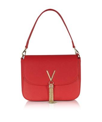 mario valentino red shoulder bag