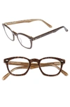 Corinne Mccormack Annie Leopard Print Square Keyhole Readers, 46mm In Brown