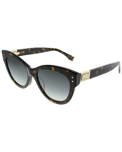 Fendi Acetate Gradient Square Sunglasses In Nocolor