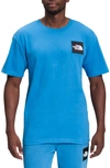 The North Face Heavyweight Box Logo T-shirt In Super Sonic Blue