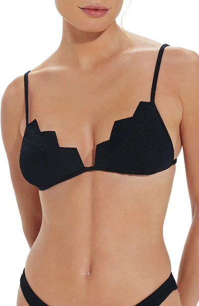 Vix Swimwear Firenze Imani Bikini Top In Black