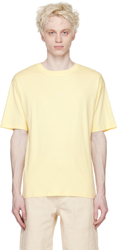 Apc Kyle T-shirt In Yellow