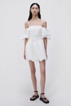 Jonathan Simkhai Sanam Mini Bubble Dress In White