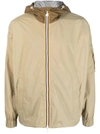 K-way R&d Waterproof Claudel 2.1 Nylon Jacket In Beige