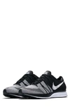 Nike Flyknit Trainer Sneaker In Black/ White/ White