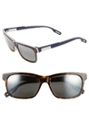 Maui Jim Eh Brah 55mm Polarizedplus2 Sunglasses - Tortoise/ White And Blue/ Grey