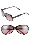 Maui Jim Cloud Break 56mm Polarizedplus2 Sunglasses In Maui Rose/ Burgundy Fade
