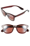 Maui Jim Hana Bay 51mm Polarizedplus2 Sunglasses In Burgundy/ Maui Rose