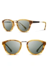 Shwood 'ainsworth' 49mm Polarized Sunglasses - Amber/ Gold/ G15 Polar