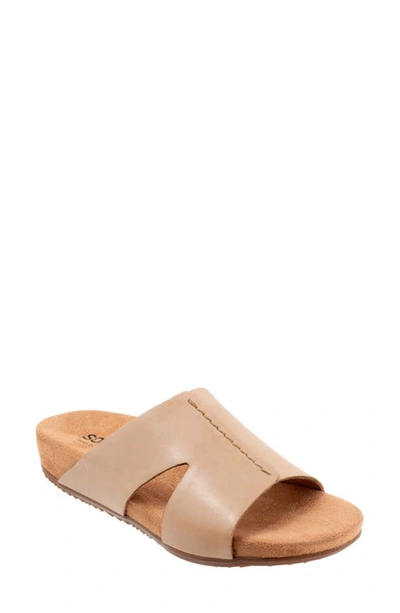 Softwalk Beverly Slide Sandal In Beige