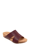 Softwalk Beverly Sandal In Mahogany