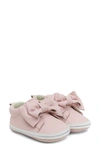 Robeez Kids' Aria Leather Bootie In Light Pink
