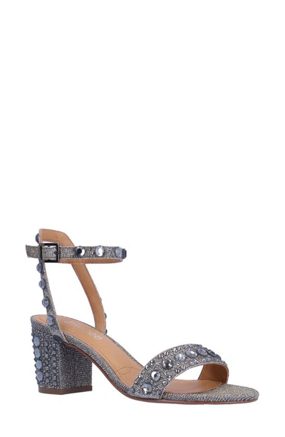 J. Reneé Evelina Ankle Strap Sandal In Pewter