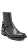 Frye Conway Harness Boot In Black Leather