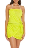 Becca Racerback Cover-up Dress In Zesty