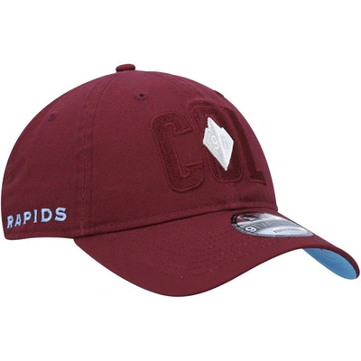 New Era Burgundy Colorado Rapids Kick Off 9twenty Adjustable Hat