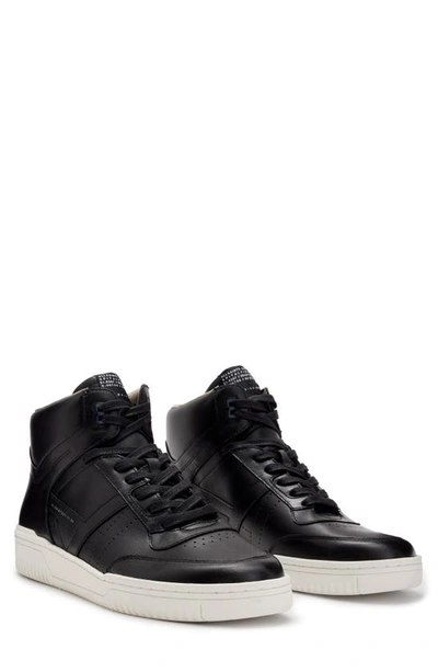 Allsaints Pro High Top Trainer In Black