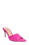 L Agence Pointed Toe Sandal In Neon Pink
