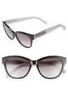 Longchamp Women's Heritage Family Square Sunglasses, 52mm In Black