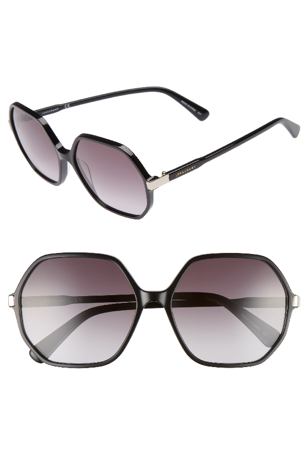 Longchamp Women's Le Pliage Family Square Sunglasses, 59Mm