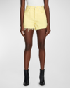 7 For All Mankind Easy Ruby Shorts In Banana