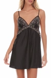 Flora Nikrooz Rosa Charm Chemise In Black