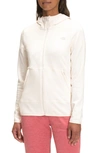 The North Face Canyonlands Full Zip Hooded Fleece Jacket In Gardenia White Heather