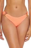 Becca Women's Line In The Sand Hipster Bikini Bottoms Women's Swimsuit In Nectar