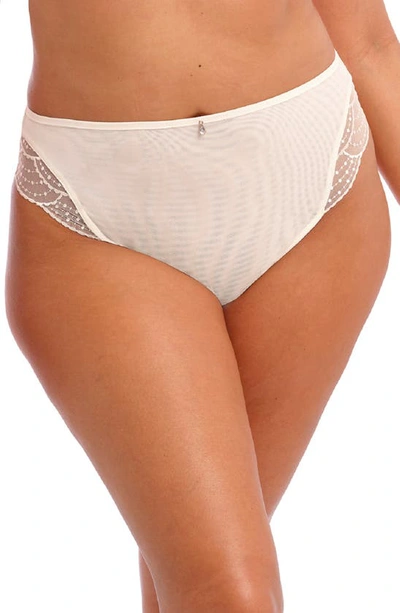 Elomi Priya Full Figure Brazilian Briefs In Vanilla