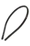 L Erickson Braided Headband In Black