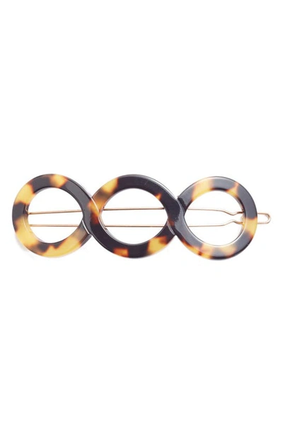 France Luxe Triple Circle Tige Boule Barrette In Tokyo