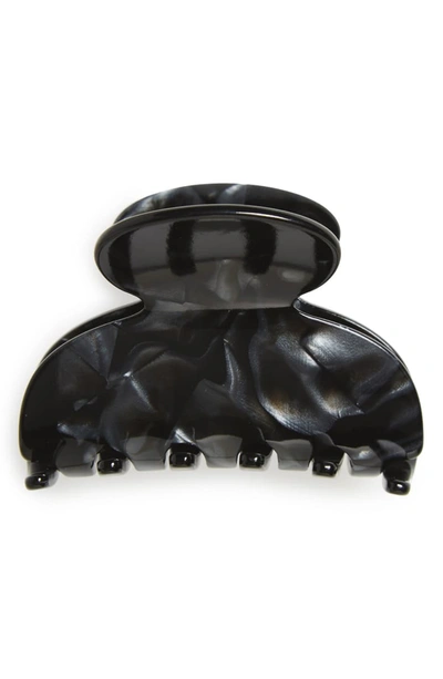 France Luxe Small Couture Jaw Clip In Nacro Black