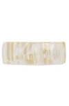 France Luxe 'volume' Rectangle Barrette In Alba