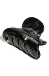 France Luxe 'mini Couture' Jaw Clip In Nacro Black