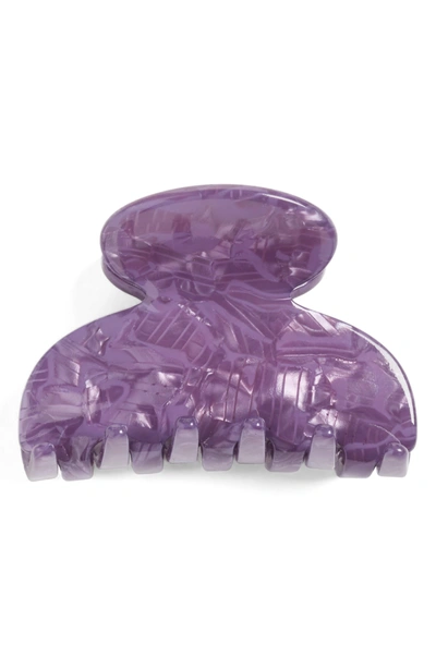 France Luxe 'small Couture' Jaw Clip In Flake Purple