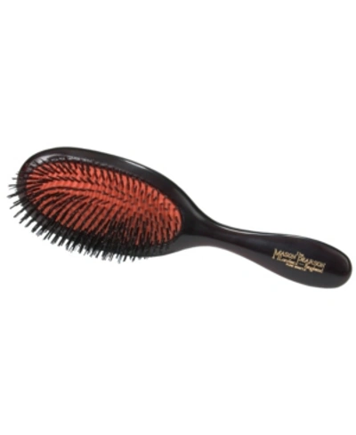 Mason Pearson Handy Bristle Hair Brush For Medium Length Hair In Dark Ruby